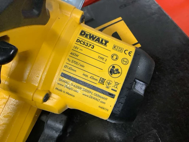 Dewalt dcs373 cirkelzaagmachine - afbeelding 3 van  3