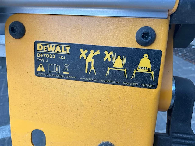 Dewalt de7033 zaagtafel - afbeelding 4 van  4