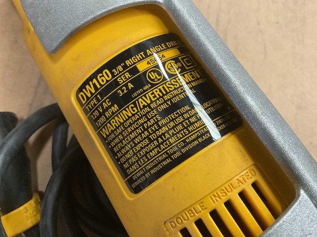 Dewalt dw160 3/8” shorty drill - afbeelding 3 van  4