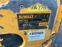 Dewalt dw743 afkortzaag - afbeelding 5 van  5