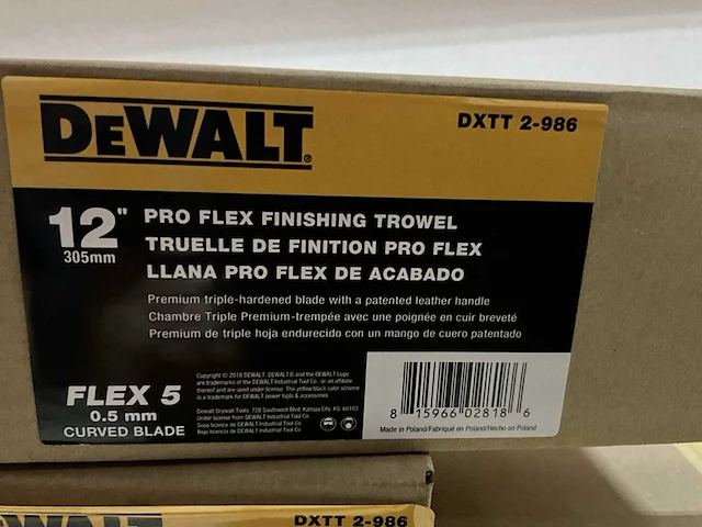 Dewalt dxtt 2-986 pleisterspaan 305mm (16x) - afbeelding 7 van  7