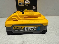 Dewalt powerstack li-ion accu 18v - 5ah - afbeelding 2 van  3