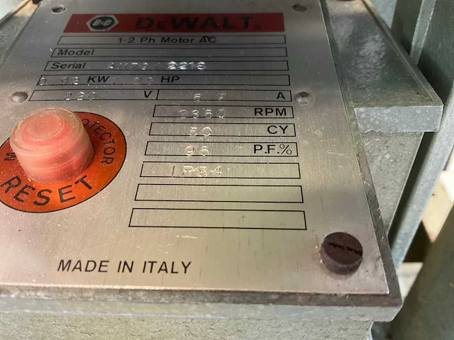 Dewalt radiaalafkortzaagmachine - afbeelding 3 van  3