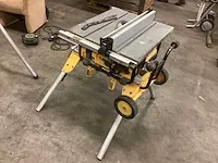 Dewalt tafelzaag op verrijdbaar onderstel