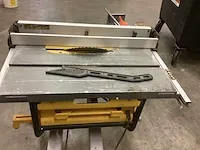 Dewalt tafelzaag op verrijdbaar onderstel - afbeelding 7 van  10