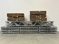 Dexion - gegalvaniseerd - pallet racking - met houten vlonders