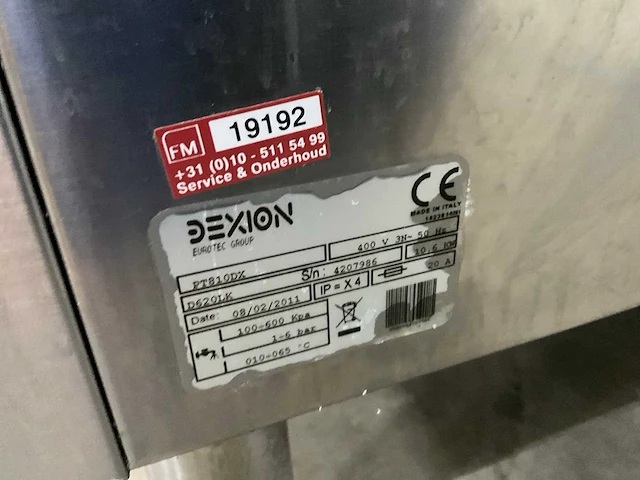 Dexion pt810dx vaatwasmachine - afbeelding 6 van  6