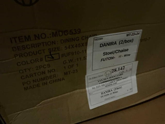 D.e.z. avanti eetkamerstoel (10x) - afbeelding 5 van  5