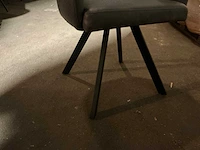 Dez luke iron grey eetkamerstoel (4x) - afbeelding 4 van  4