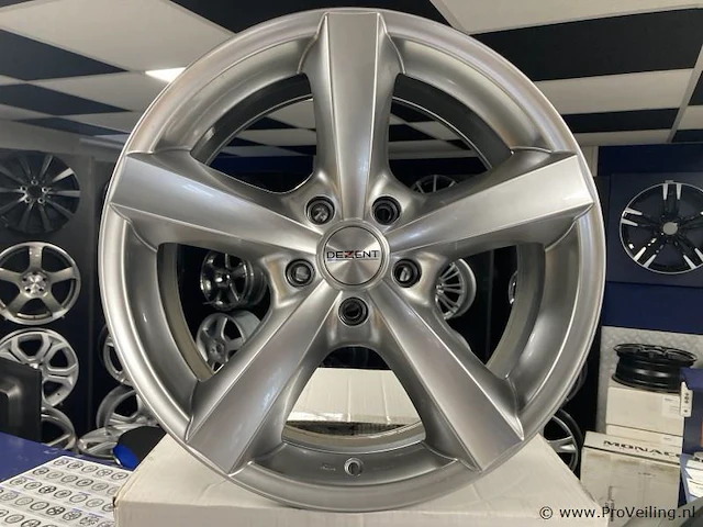 Dezent f aluminium velgenset - 5x115 7.5j et52 - afbeelding 1 van  1