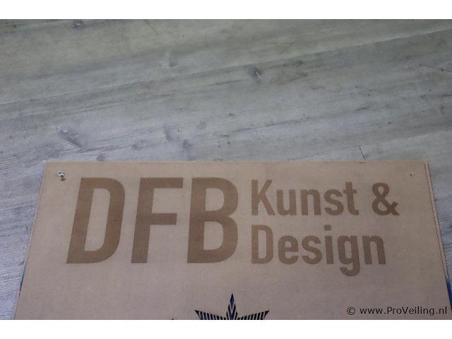 Dfb kunst & design wanddecoratie/kunstwerk - afbeelding 4 van  4
