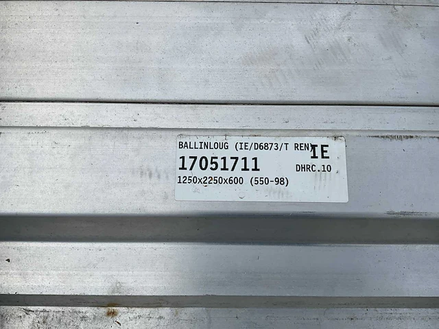 Dhollandia dhrc. 10 laadklep 1000kg - afbeelding 21 van  22