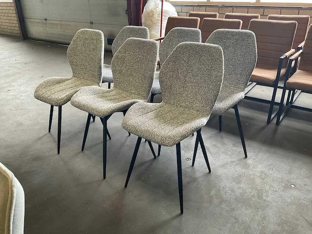 Diam draaibare eetkamerstoel (6x) - afbeelding 2 van  7
