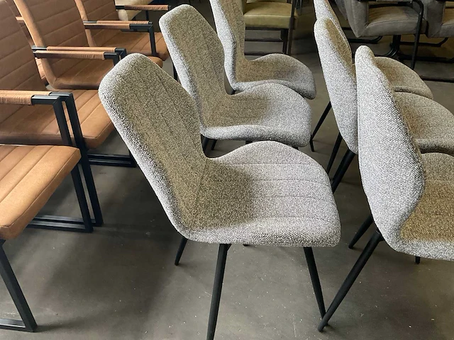 Diam draaibare eetkamerstoel (6x) - afbeelding 5 van  7