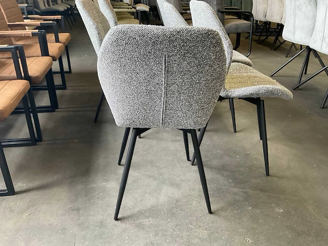 Diam draaibare eetkamerstoel (6x) - afbeelding 6 van  7