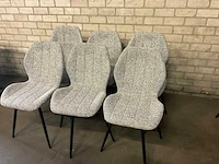 Diam draaibare eetkamerstoel (6x) - afbeelding 2 van  8