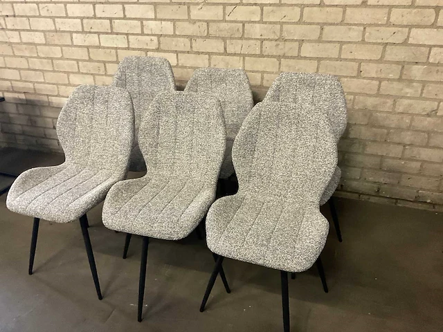 Diam draaibare eetkamerstoel (6x) - afbeelding 3 van  8