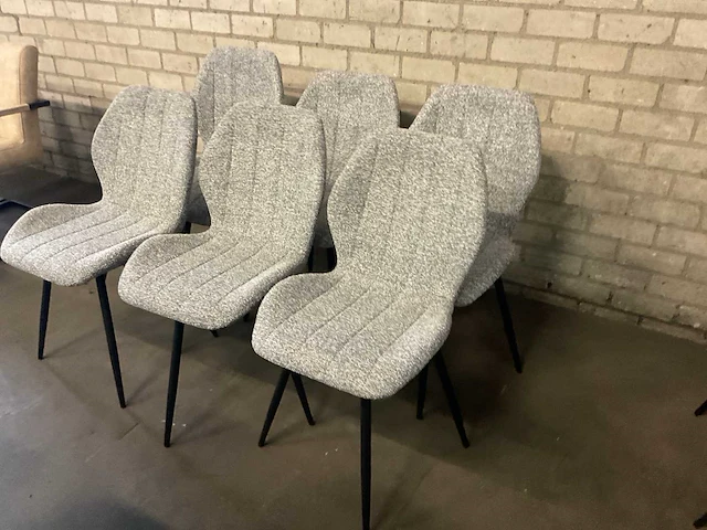 Diam draaibare eetkamerstoel (6x) - afbeelding 4 van  8