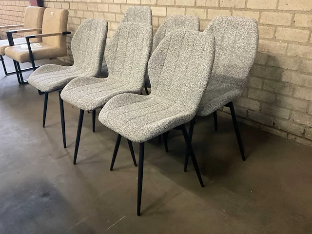 Diam draaibare eetkamerstoel (6x) - afbeelding 5 van  8