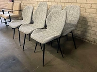 Diam draaibare eetkamerstoel (6x) - afbeelding 5 van  8