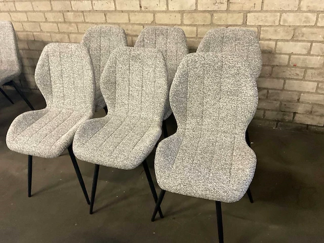 Diam draaibare eetkamerstoel (6x) - afbeelding 3 van  8