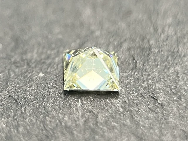 Diamant - 0.23 carat prinses geslepen diamant (gecertificeerd) - afbeelding 2 van  4