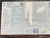 Diamant - 0.23 carat prinses geslepen diamant (gecertificeerd) - afbeelding 4 van  4