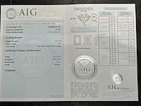 Diamant - 0.29 carat natuurlijk oranje diamant (gecertificeerd) - afbeelding 4 van  6