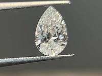 Diamant - 0.29 carat peer geslepen diamant (gecertificeerd) - afbeelding 1 van  7