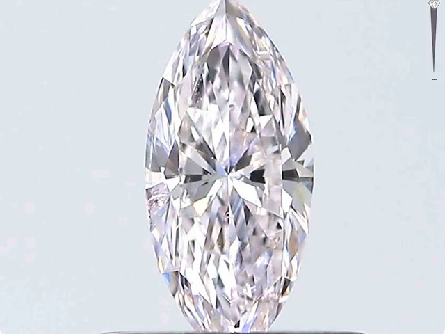 Diamant - 0.30 carat echte natuurlijke roze diamant - afbeelding 1 van  5