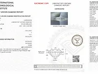 Diamant - 0.30 karaat briljant diamant (gecertificeerd) - afbeelding 2 van  3