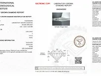 Diamant - 0.30 karaat briljant geslepen diamant (gecertificeerd) - afbeelding 3 van  3