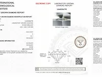 Diamant - 0.30 karaat diamant (igi gecertificeerd) - afbeelding 3 van  4