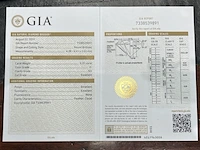 Diamant - 0.31 carat briljant geslepen diamant (gecertificeerd) - afbeelding 4 van  4