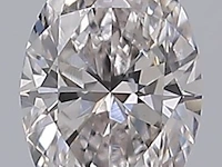 Diamant - 0.31 carat roze ovaal geslepen diamant met een gia certificaat (gecertificeerd) - afbeelding 1 van  3