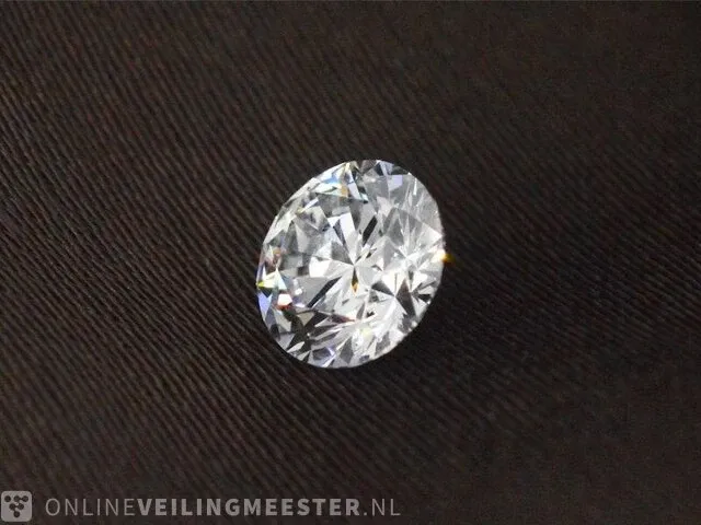 Diamant - 0.31 karaat briljant diamant (gecertificeerd) - afbeelding 2 van  3