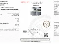 Diamant - 0.31 karaat briljant geslepen diamant (gecertificeerd) - afbeelding 3 van  3