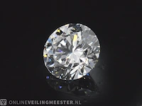 Diamant - 0.32 karaat briljant geslepen diamant (gecertificeerd) - afbeelding 1 van  5