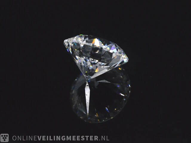Diamant - 0.32 karaat briljant geslepen diamant (gecertificeerd) - afbeelding 2 van  5