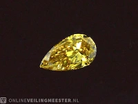 Diamant - 0.32 karaat echte fancy diamant (gecertificeerd) - afbeelding 1 van  5