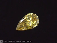 Diamant - 0.32 karaat echte fancy diamant (gecertificeerd) - afbeelding 2 van  5