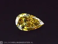 Diamant - 0.32 karaat echte fancy diamant (gecertificeerd) - afbeelding 4 van  5