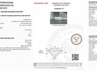 Diamant - 0.34 karaat diamant (gecertificeerd) - afbeelding 3 van  3