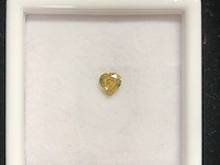 Diamant - 0.37 carat echte gekleurde diamant - afbeelding 1 van  5