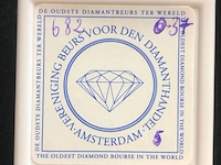 Diamant - 0.37 carat natuurljk gekleurde diamanten (gecertificeerd) - afbeelding 2 van  4
