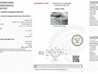 Diamant - 0.37 karaat briljant diamant (gecertificeerd) - afbeelding 3 van  4
