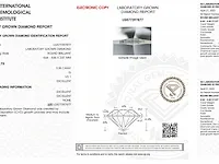 Diamant - 0.38 karaat briljant diamant (gecertificeerd) - afbeelding 3 van  3