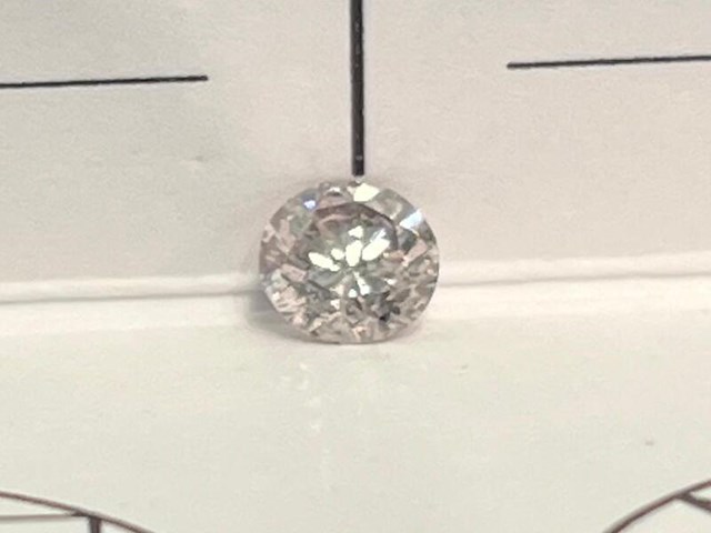Diamant - 0.40 carat echte natuurlijke briljant geslepen roze diamant (gecertificeerd) - afbeelding 1 van  4