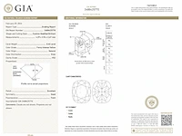 Diamant - 0.40 carat fancy geel kussenvorm geslepen diamant met een gia certificaat (gecertificeerd) - afbeelding 3 van  5