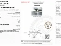 Diamant - 0.40 karaat diamant (gecertificeerd) - afbeelding 3 van  3